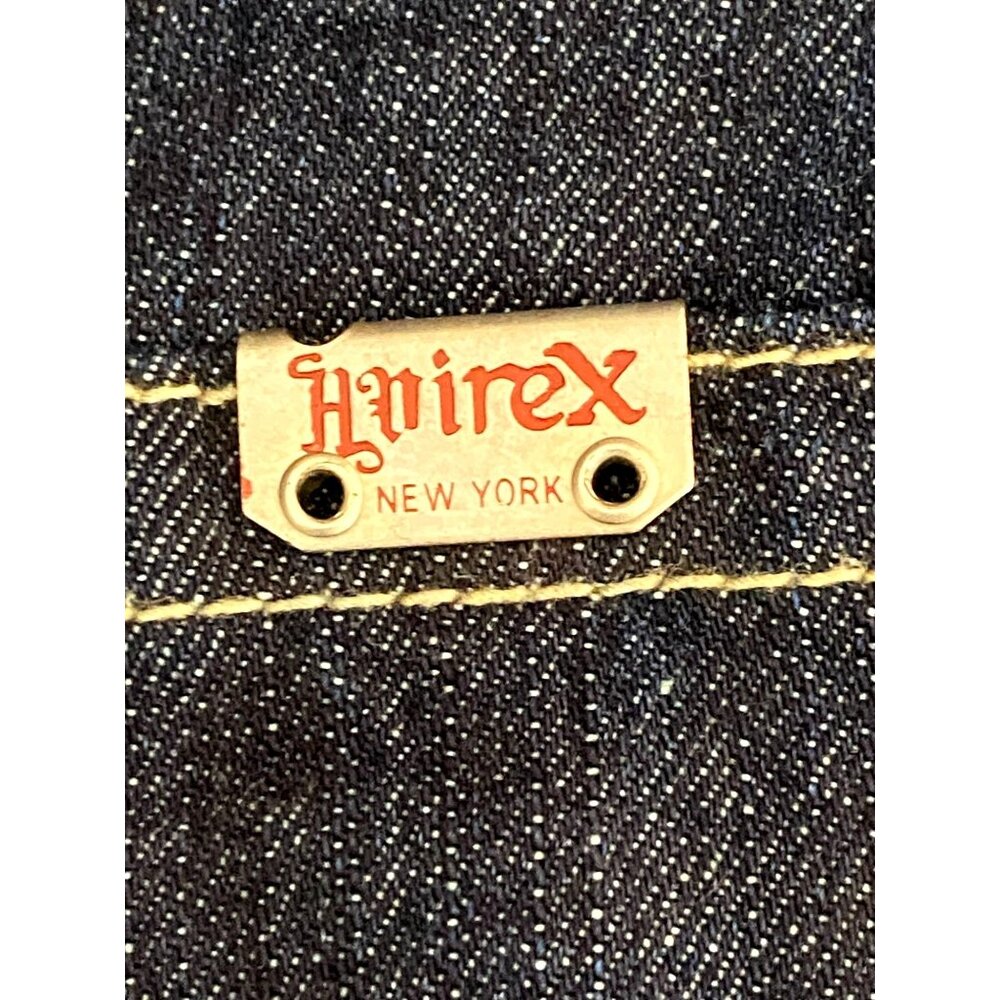 VTG Avirex Jeans Men 40x34 Blue Denim Embroidered Loose Baggy Y2K Hip Hop Skater - Picture 5 of 12